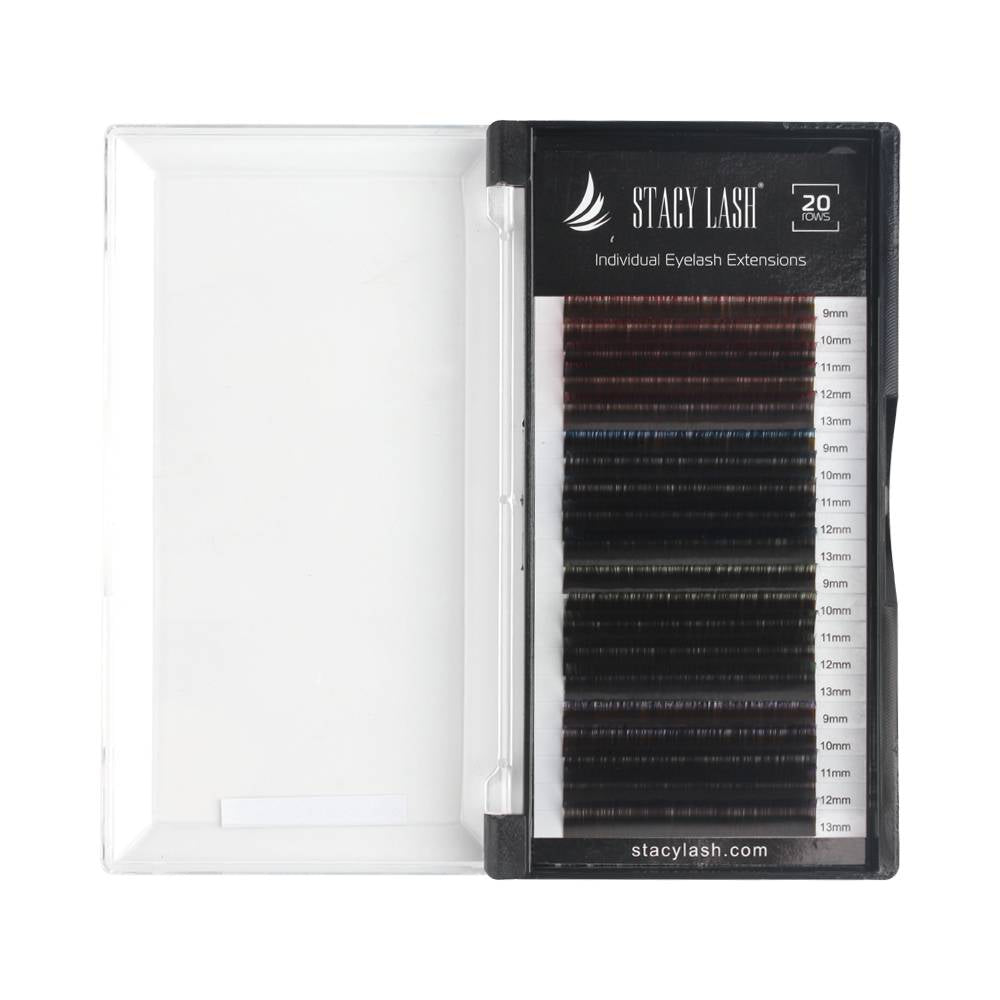 Sale❗️ 20 Rows - Ombre Mink Eyelash Extensions 0.07 / MIX