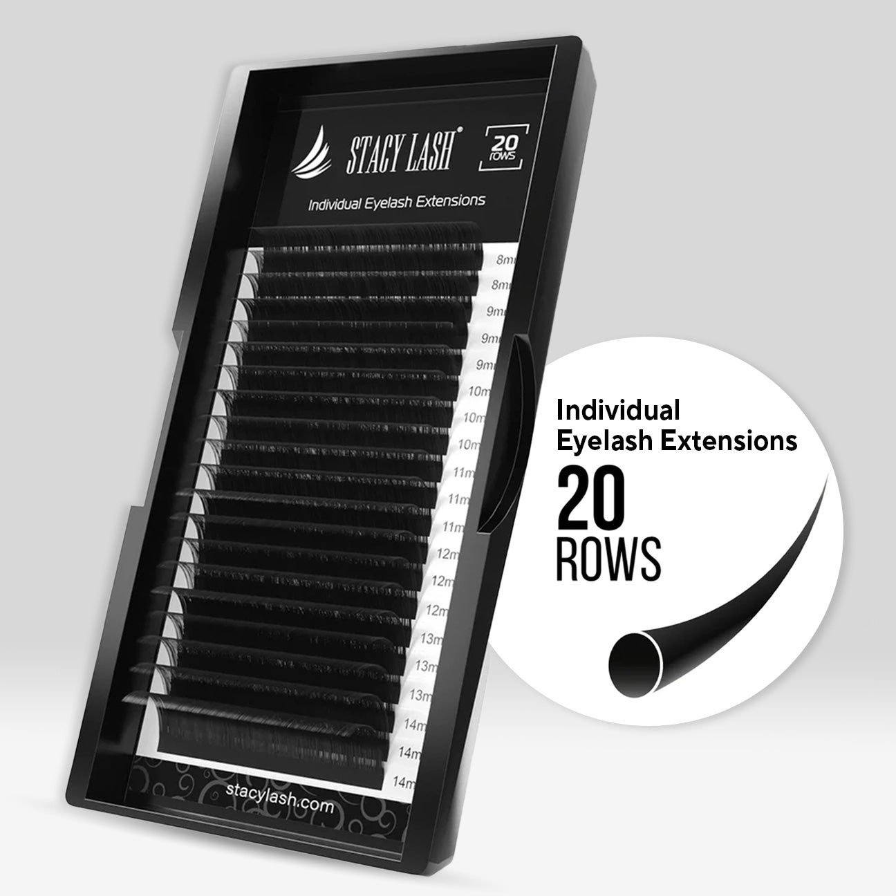 Sale❗️ 20 Rows - Mink Eyelash Extensions C Curl