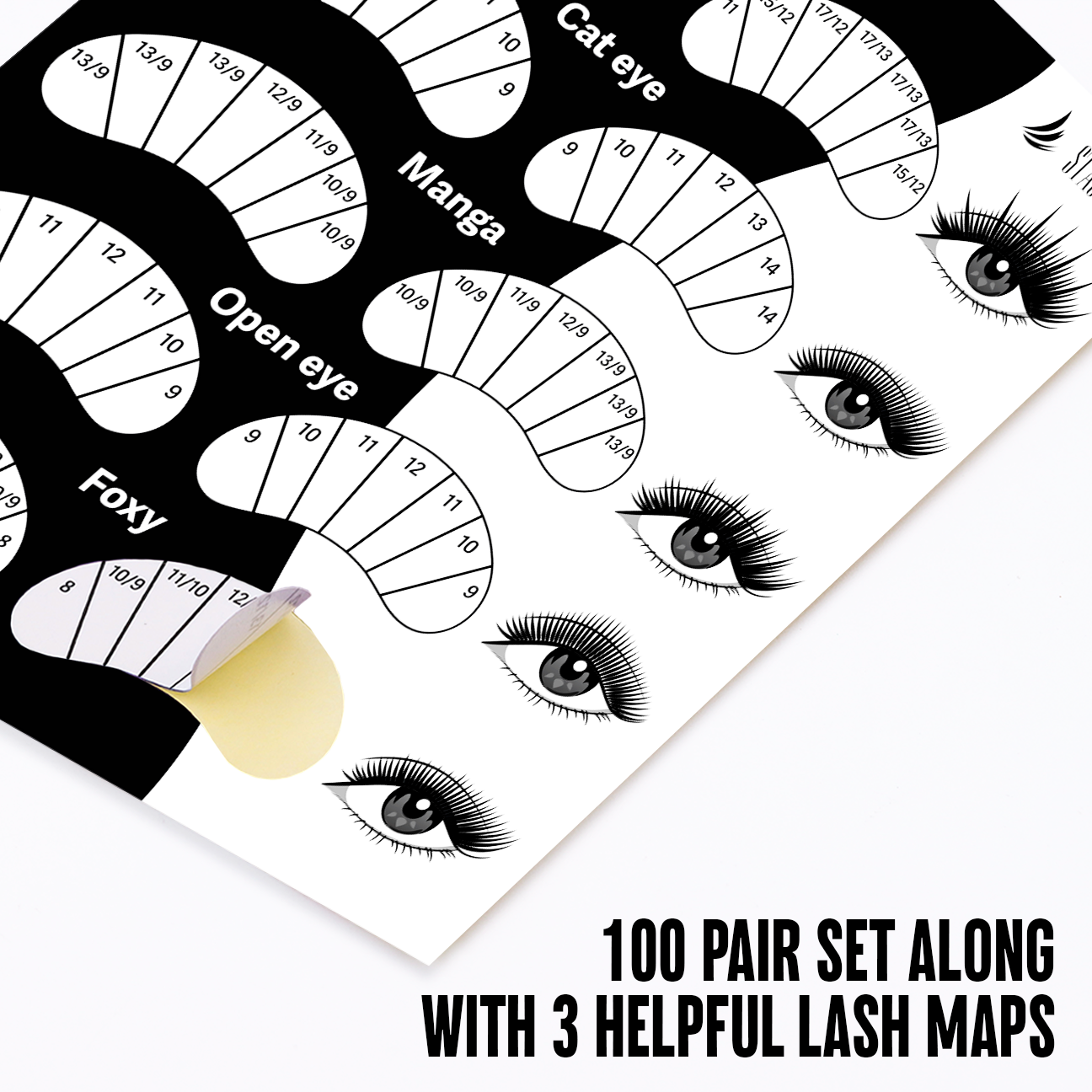 Stacy Lash Bundle: Eyelash Extension Shampoo 1 US Gal & 100 Pairs Set Under Eye Gel Pads