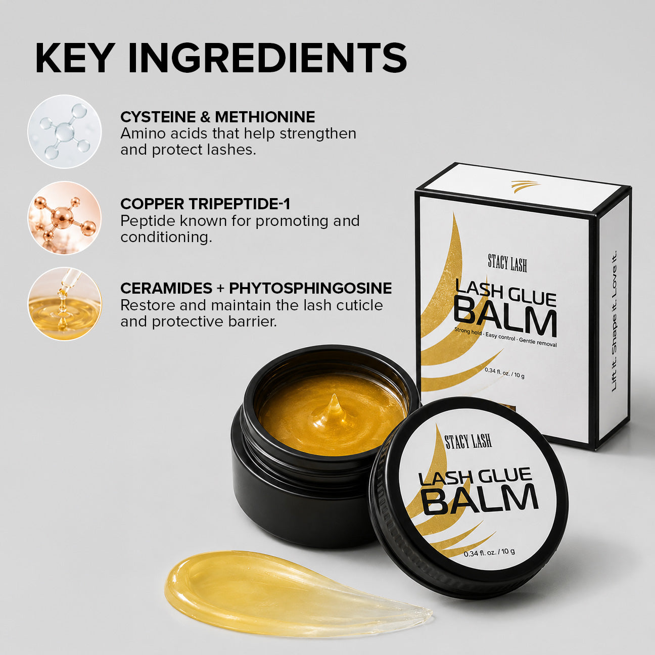 Lash Lift Glue Balm 10g by Stacy Lash