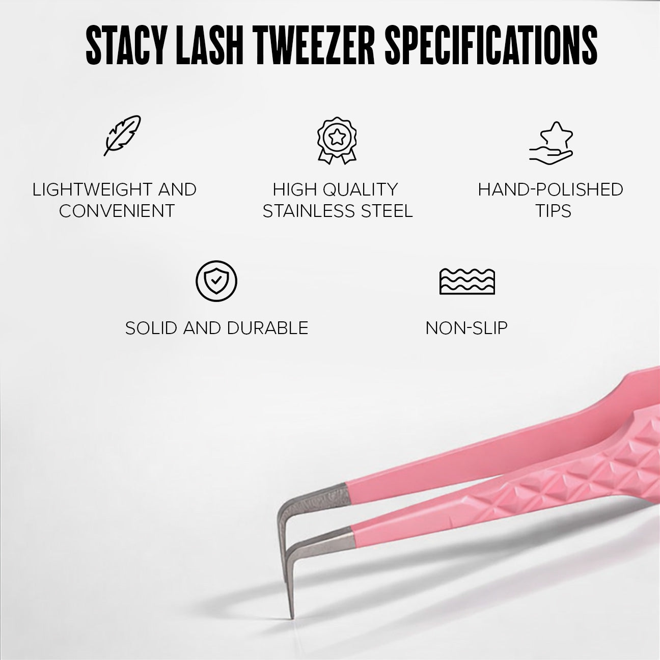 Stacy Lash Isolation Eyelash Extension Tweezers