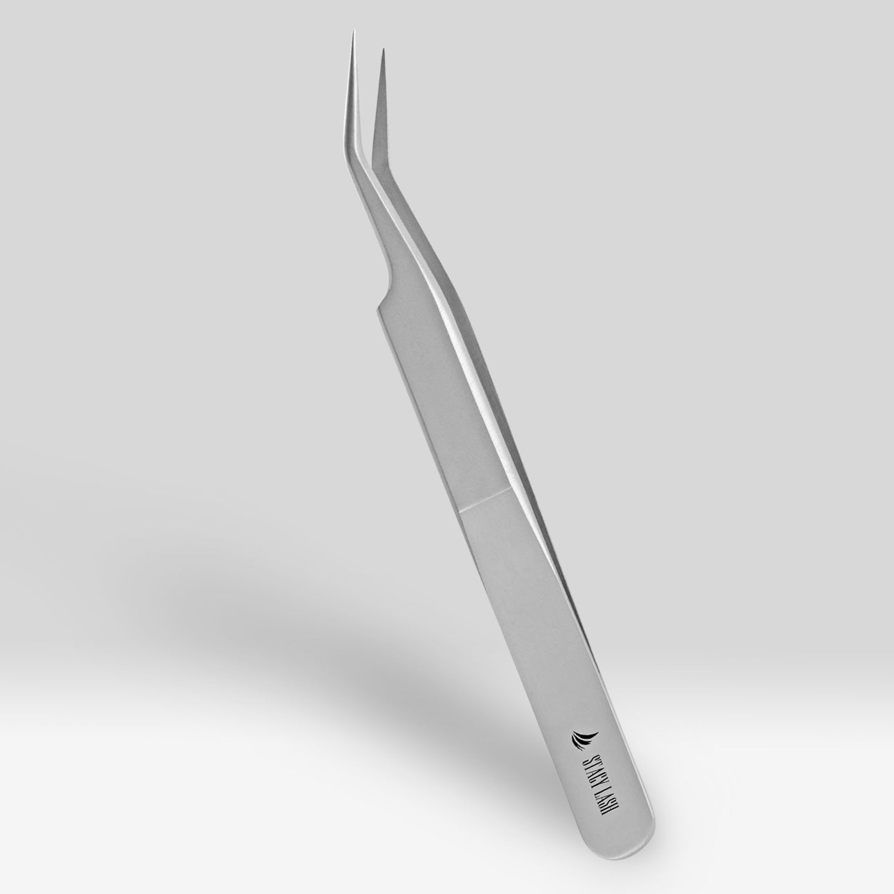 Stacy Lash STL-7 S-Shaped Eyelash Extension Tweezers for Isolation & Placing
