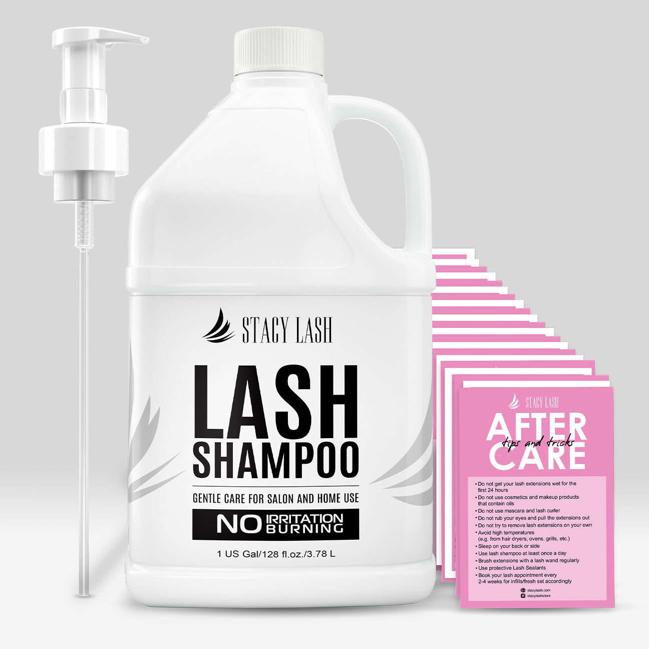 Stacy Lash Shampoo / Foam Cleanser / 1 US Gal / 128 Fl. Oz. / 3.78 L