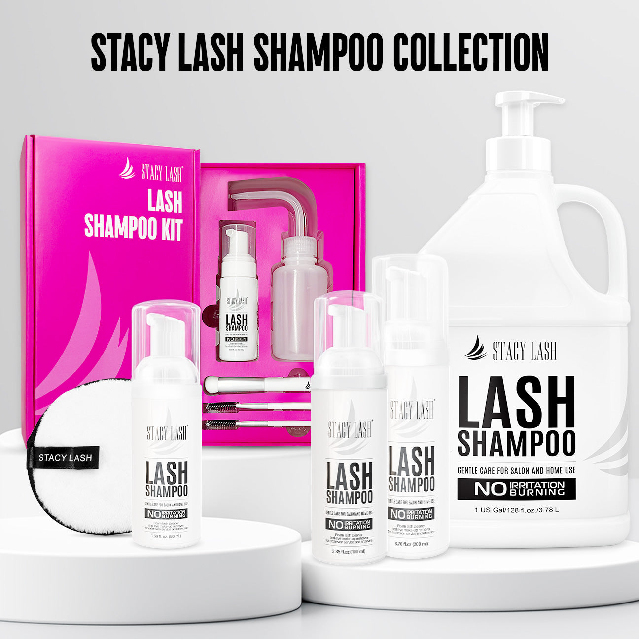 Stacy Lash Shampoo / Foam Cleanser / 1 US Gal / 128 Fl. Oz. / 3.78 L