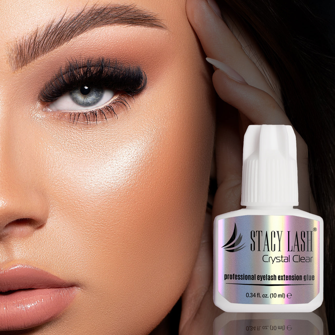 Stacy Lash Crystal Clear Eyelash Extension Glue - 10ml