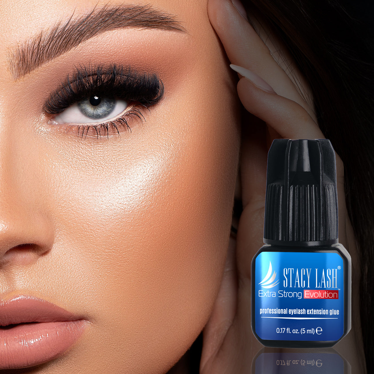 Stacy Lash Bundle: Evolution Eyelash Extension Glue 5ml & Pure Power Gel Remover 15 ml