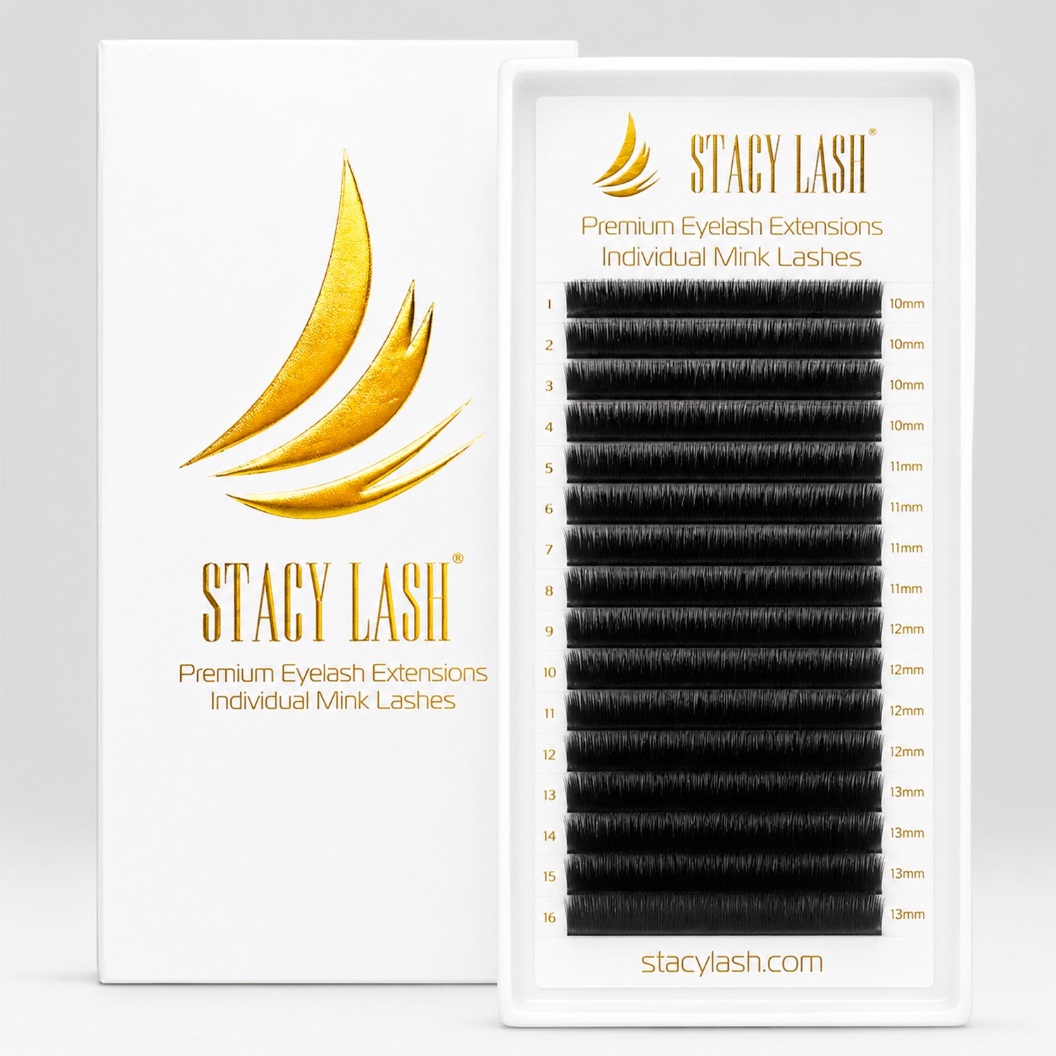 Individual lashes by Stacy Lash - B Curl