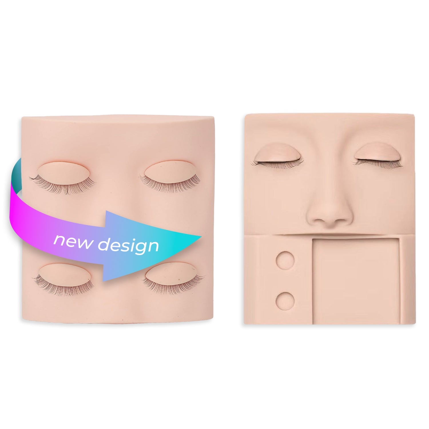Moveable Eyes Practice Face for Eyelash Extensions