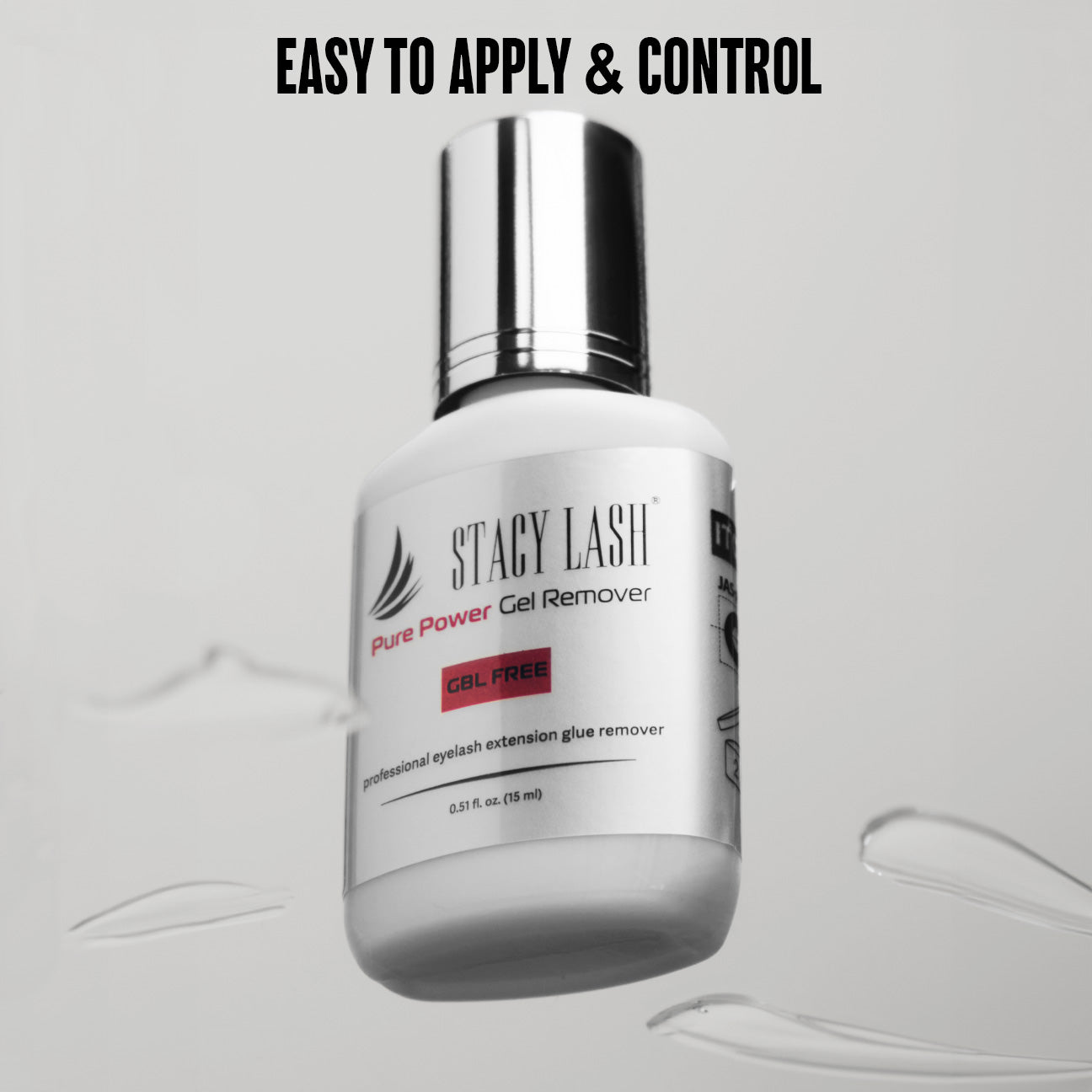 Stacy Lash Bundle: Lash Shampoo 100ml & Pure Power Gel Remover 15ml