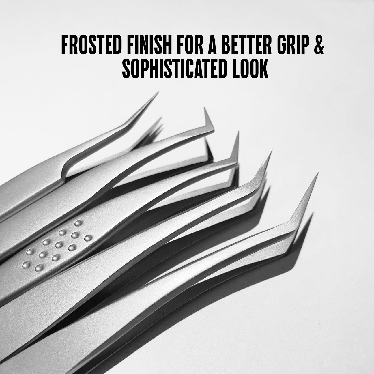 Stacy Lash STL-12 Curved L-Shaped Multifunctional Tweezers for Eyelash Extensions