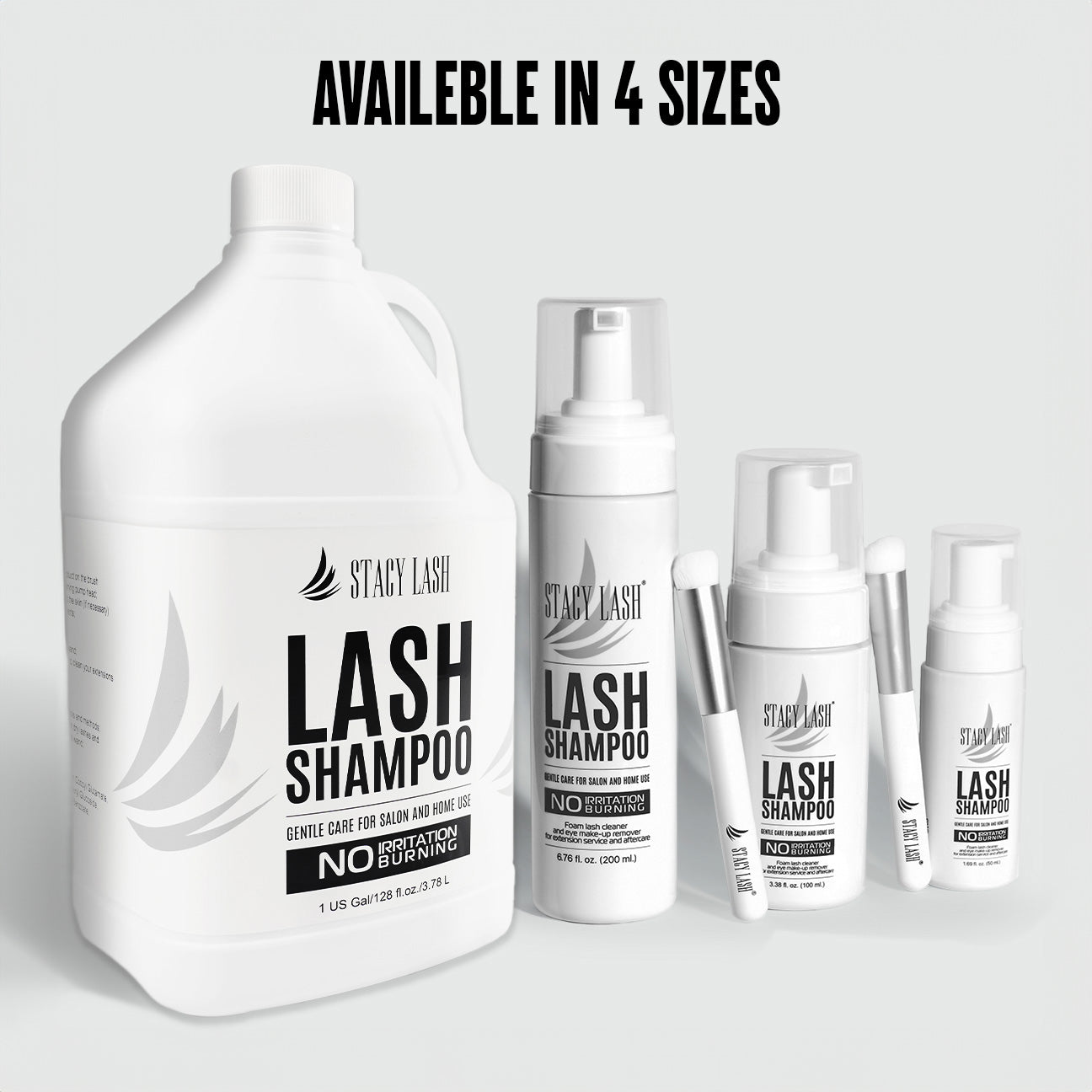 Stacy Lash Shampoo / Foam Cleanser / 1 US Gal / 128 Fl. Oz. / 3.78 L