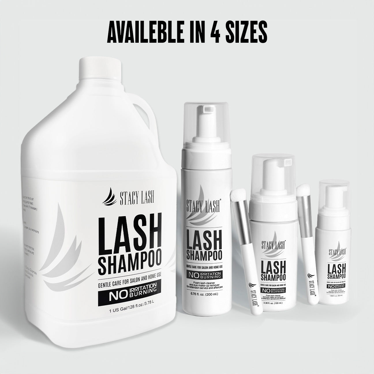 Stacy Lash Shampoo / Foam Cleanser / 3.38 Fl. Oz. / 100 Ml
