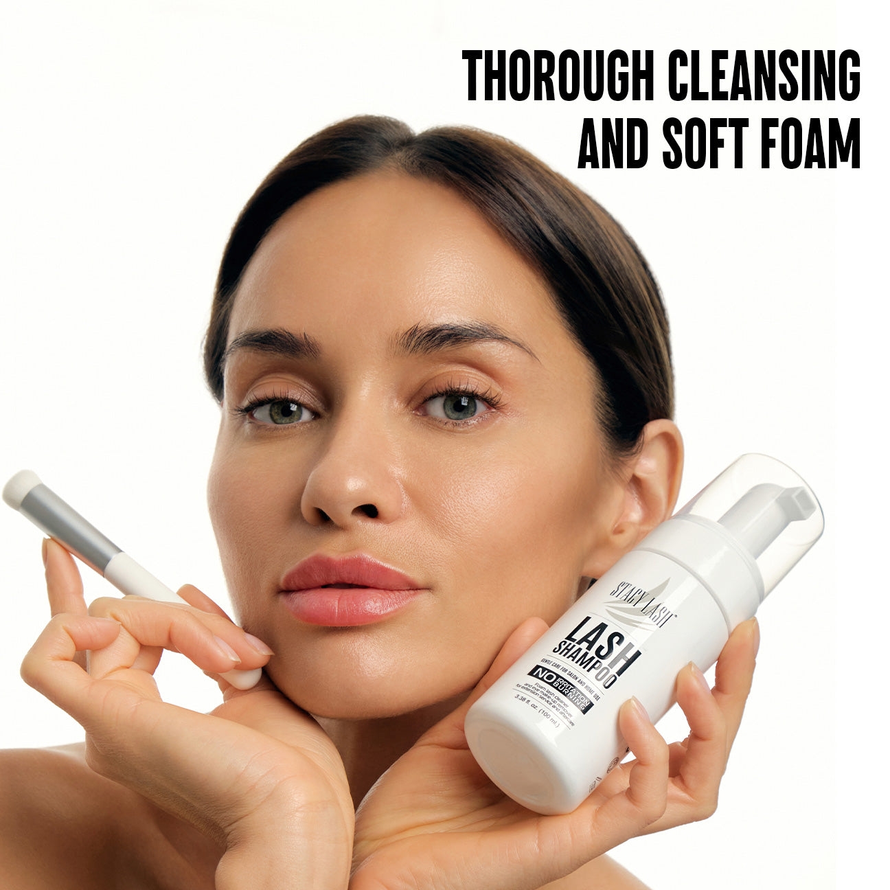 Stacy Lash Shampoo / Foam Cleanser / 3.38 Fl. Oz. / 100 Ml